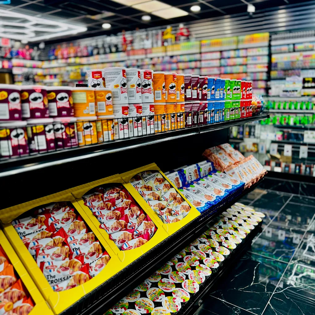 Pringles and exotic snacks at EZ Smoke House Hampton VA